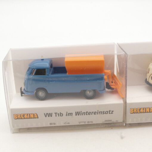 Brekina 1:87 Set VW Wintereinsatz und Großraumkasten Glühwein in OVP QR1847 – Bild 3