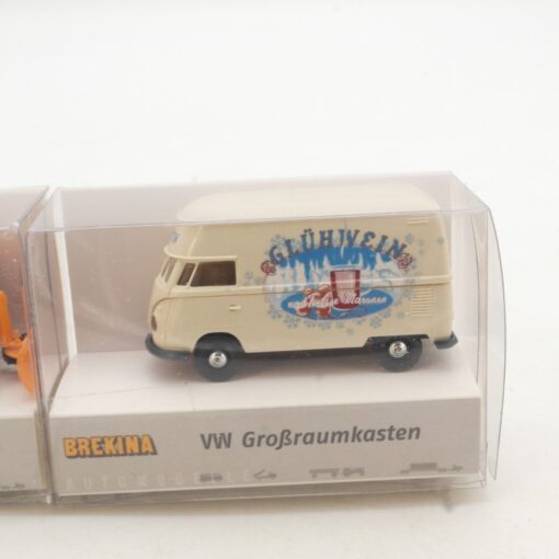 Brekina 1:87 Set VW Wintereinsatz und Großraumkasten Glühwein in OVP QR1847 – Bild 4