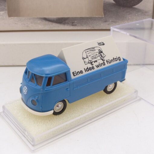 Brekina 1:87 Werbemodell: VW T1 Pritsche Eine Idee wird fünfzig, in OVP EX1553