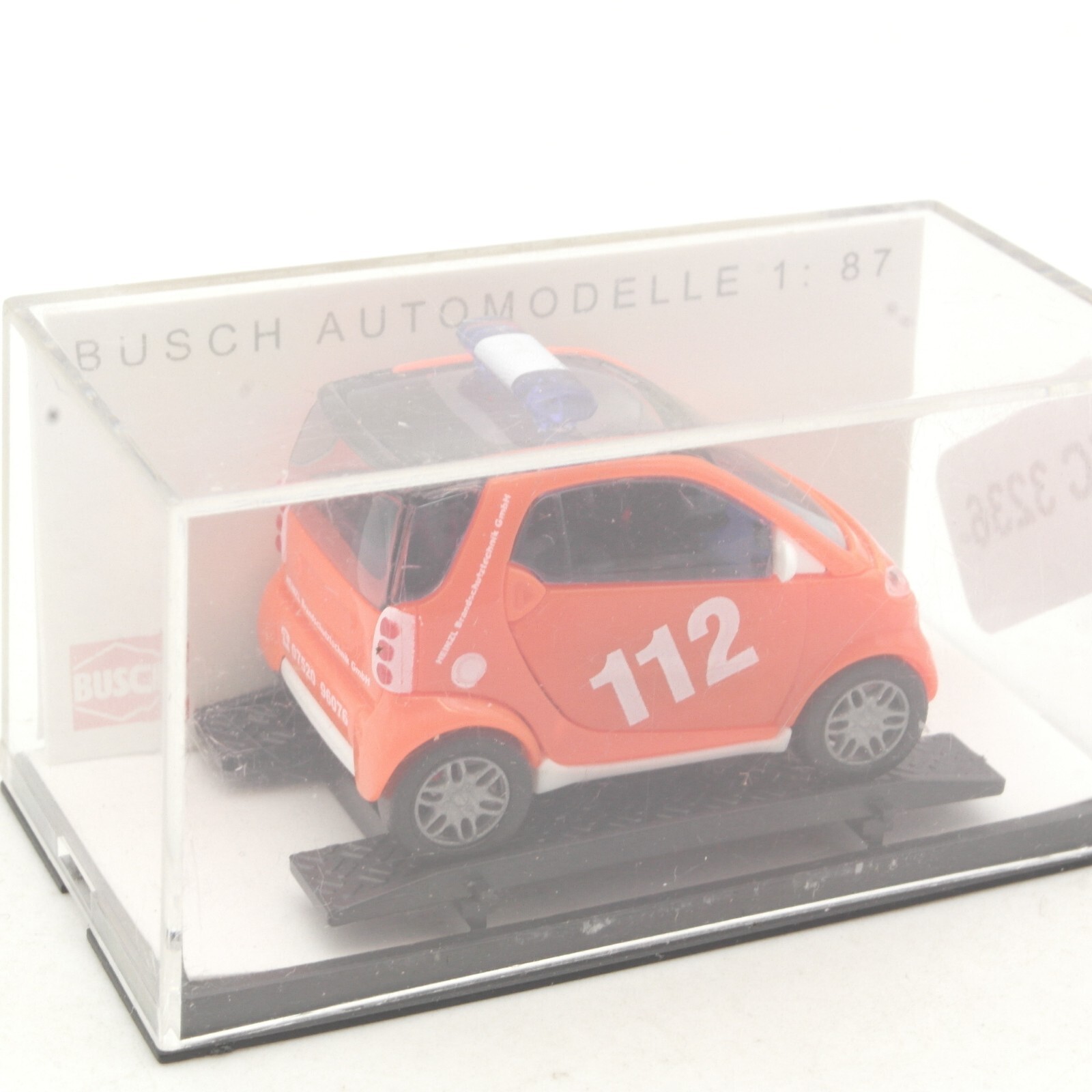 Busch 1:87 48917 Smart City Coupe "Heinzl Brandschutztechnik" in OVP RA6157 – Bild 3