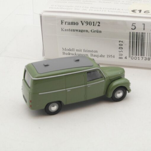 Busch 1:87 51201 Framo V901/2 Kastenwagen in OVP RA3966 – Bild 3