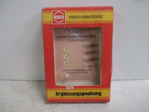 Busch 5982 Ergänzungspackung Grüne Super Mini LED,s m.OVP  WZ7734
