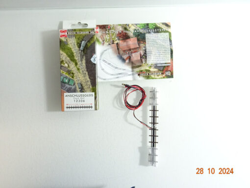Busch H0 12306 Anschlussgleis 133,2mm siehe Foto in OVP CK3632
