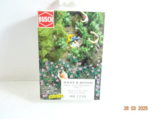 Busch H0 1250 Hanf & Mohn siehe Foto in OVP CK7131