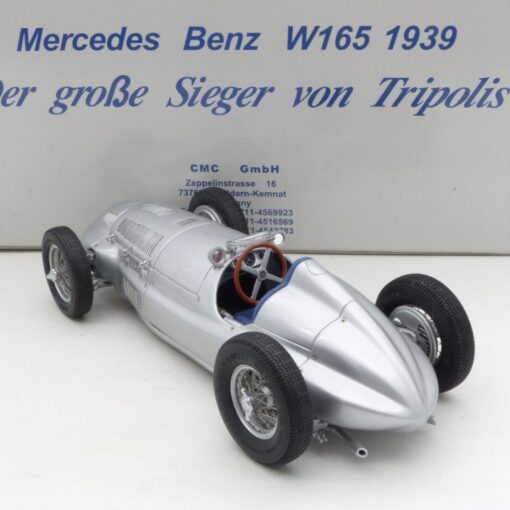 CMC 1:18 M-018 Mercedes Benz Silberpfeil W165 1939 metallic in OVP EX4397 – Bild 7