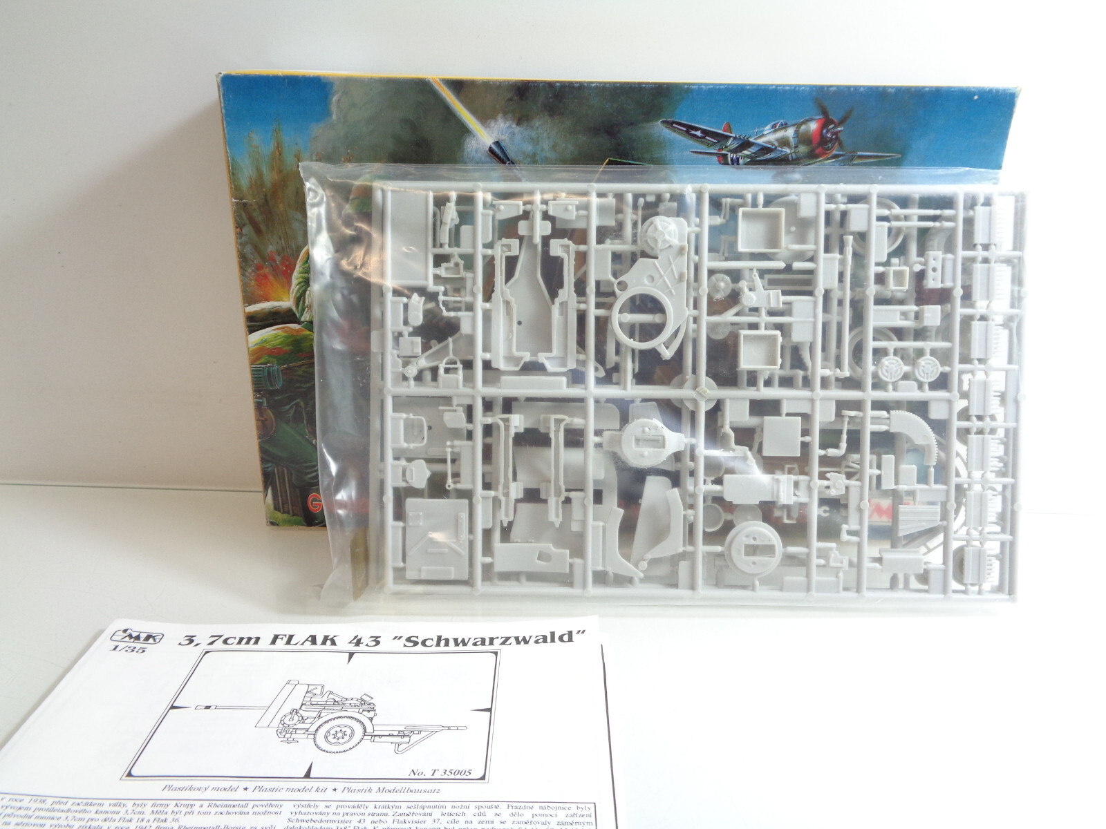 CMK 1:35 T35005 German 3.7cm Anti-qaircraft gun 43 with chassis in OVP JD6746 – Bild 3