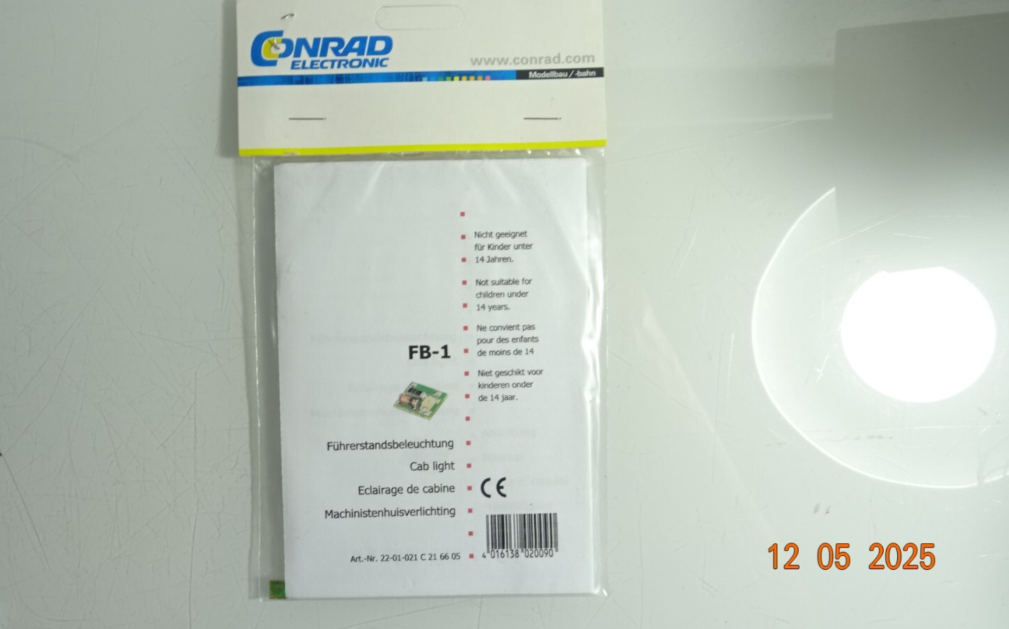 Conrad 2201021 FB1 Führerstandbeleuchtung in OVP CK8120