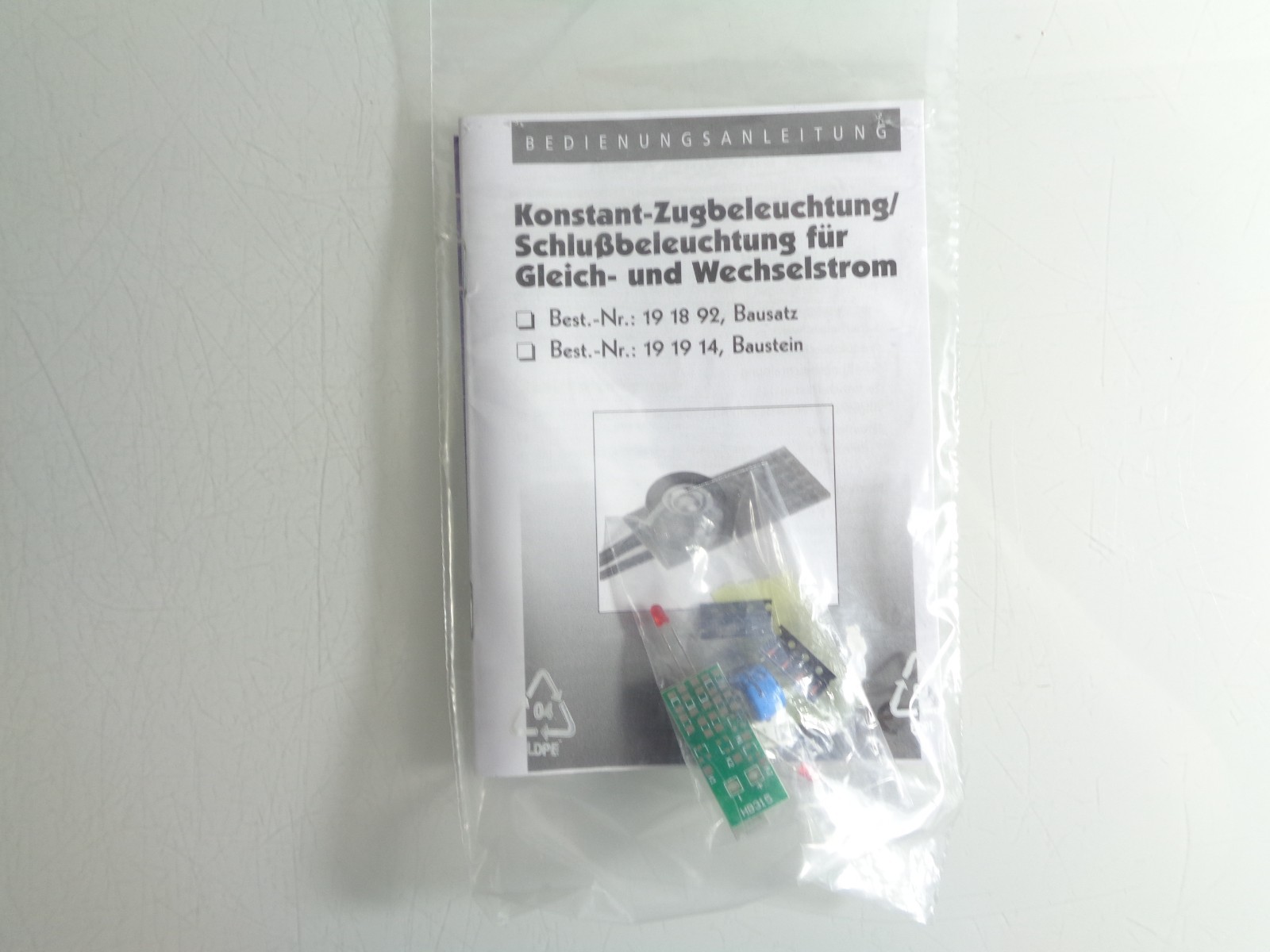 Conrad H0 191892 Konstant- Schlussbeleuchtung Bausatz siehe Foto in OVP PK1861 – Bild 3