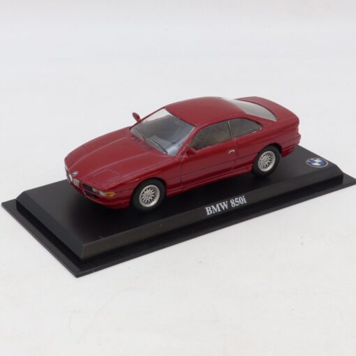 Del Prado 1:43 BMW 850i dunkelrot auf Podest, siehe Bilder o. EB6556