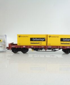 Electrotren H0 003993 Containertragwagen mit 2 Postcontainer der DB in OVP BH803