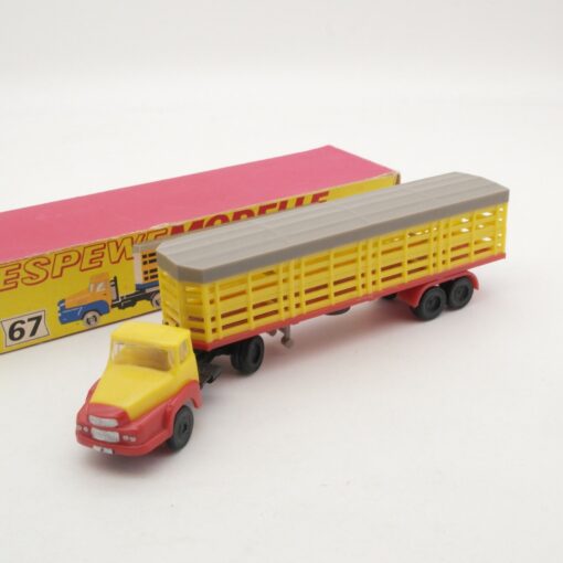 Espewe Modelle 1:87 1067 Unic Tiertransportauflieger DDR in OVP RI4479