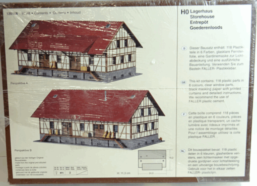 Faller H0 120158 Bausatz Lagerhaus ungeöffnet in OVP CK1308 – Bild 3