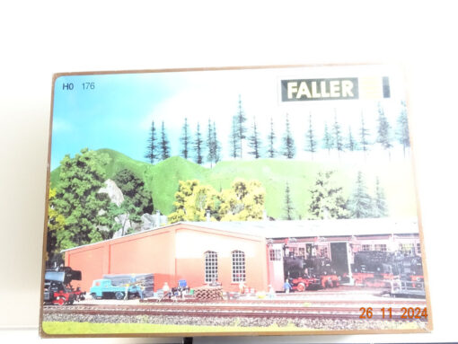 Faller H0 176 Ringlokschuppen siehe Foto in OVP CK4363