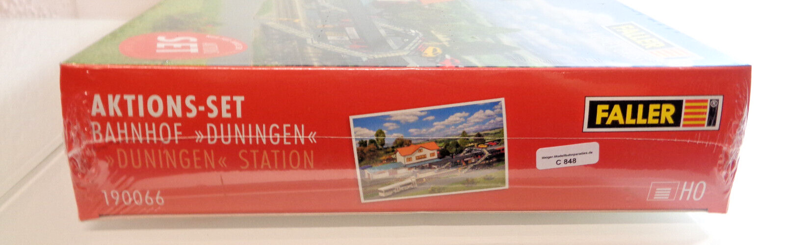 Faller H0 190066 Bausatz Bahnhof Duningen mit Fußgängerbrücke NEU in OVP C848 – Bild 3