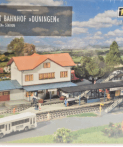 Faller H0 190066 Bausatz Bahnhof Duningen mit Fußgängerbrücke NEU in OVP C848