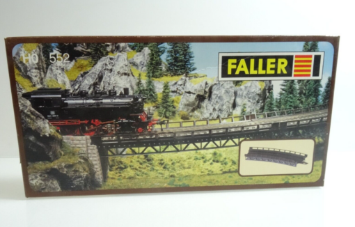 Faller H0 552 gebogenes Gleisbett neuwertig in OVP QR4133