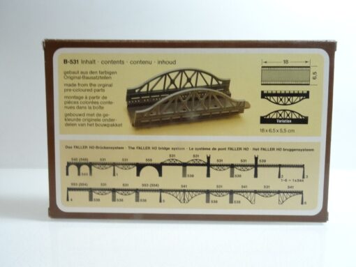 Faller H0 B-531 Bogen Brücke gerade Neu in OVP QR4134 – Bild 3