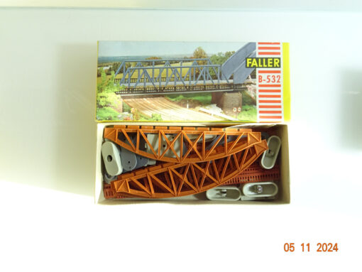Faller H0 B-532 Gitterbrücke - Bausatz in OVP CK3769 – Bild 3