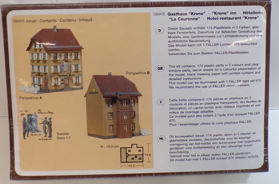 Faller H0 Bausatz 130415 Gasthaus Krone in OVP PK3188 – Bild 3