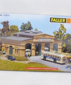 Faller H0 Bausatz 130970 Bus-Depot mit Fahrzeug in OVP EX5250