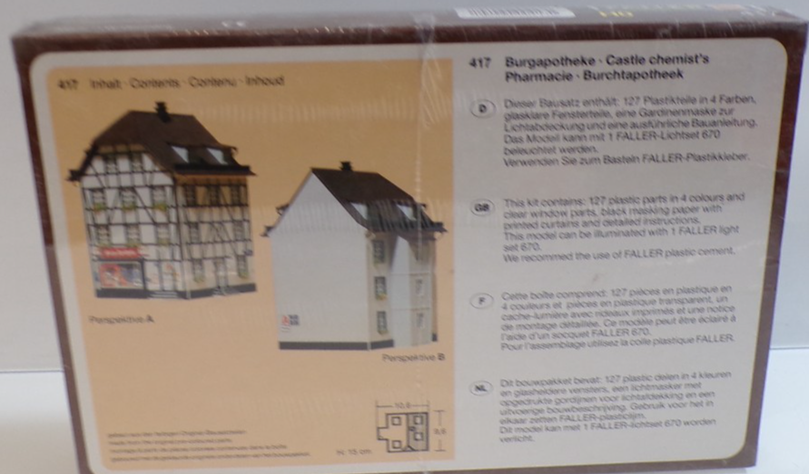 Faller H0 Bausatz 417 Burgapotheke in OVP PK3193 – Bild 3