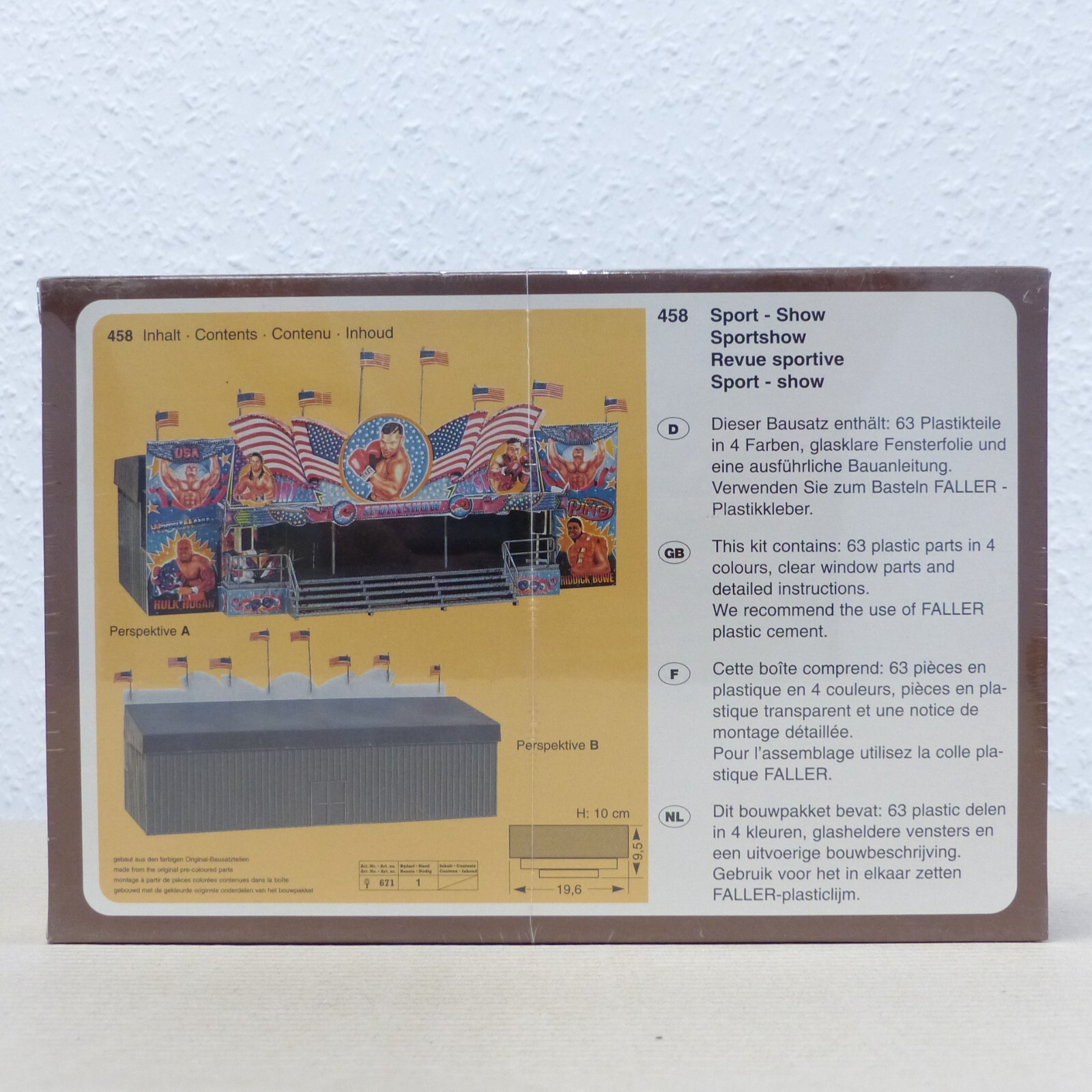 Faller H0 Bausatz 458 Sport - Show ungeöffnet in OVP EX2999 – Bild 3