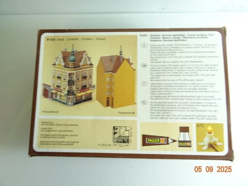 Faller H0 Bausatz B-929 Eckhaus Sonnen-Apotheke in OVP RR3279 – Bild 3