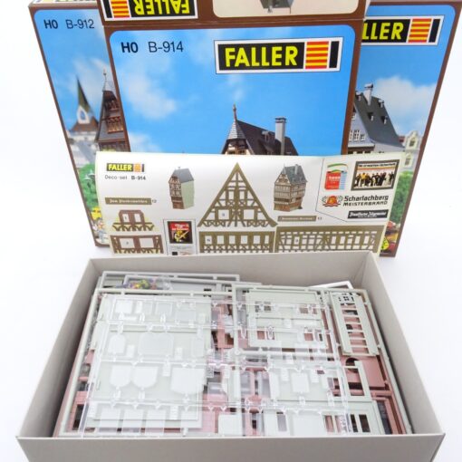 Faller H0 Bausatz Set B-911 Römerberg Ostzeile Frankfurt am Main in OVP EX6392 – Bild 6