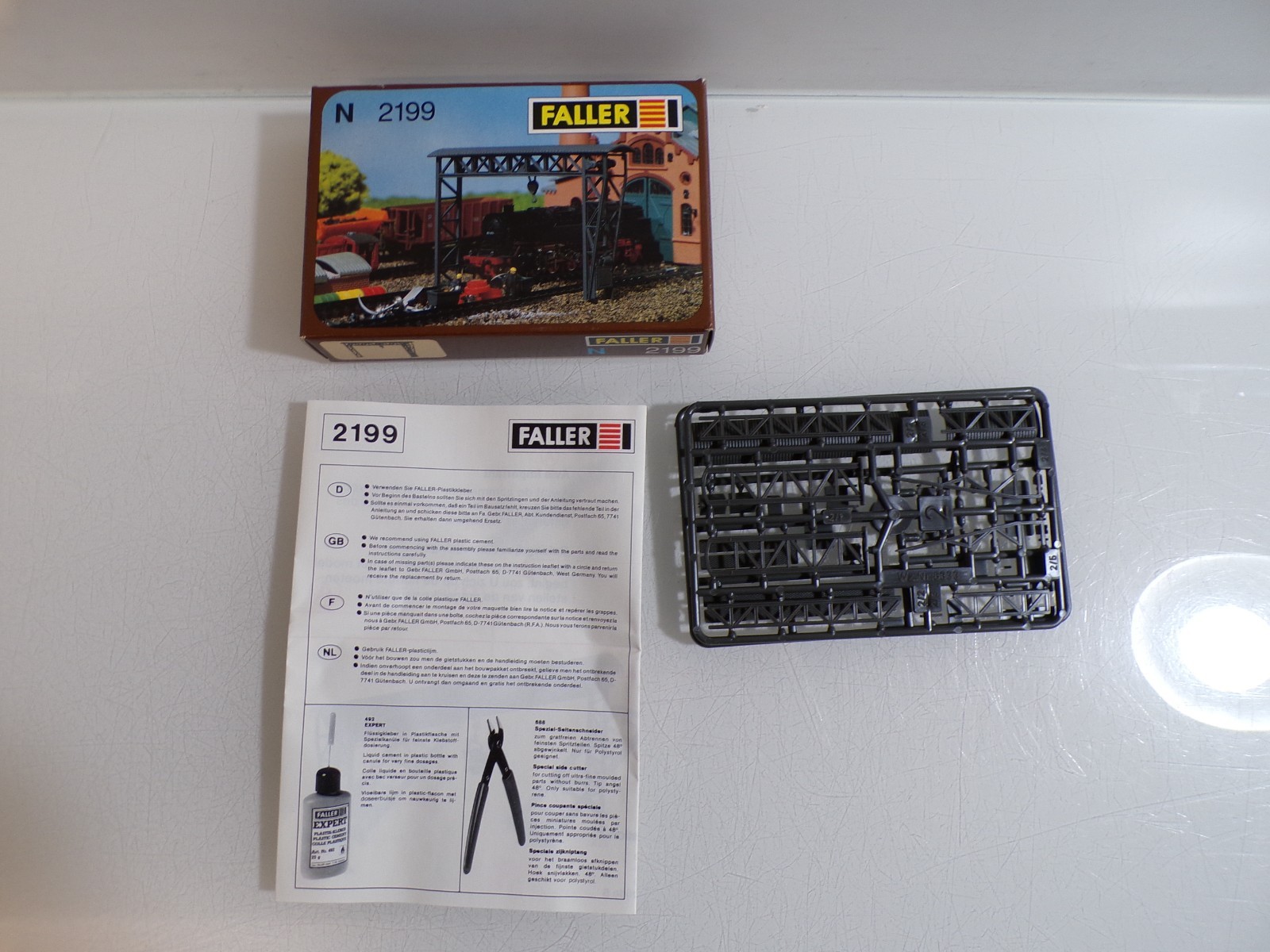 Faller N Bausatz 2199 Bockkran in OVP PK3252 – Bild 3