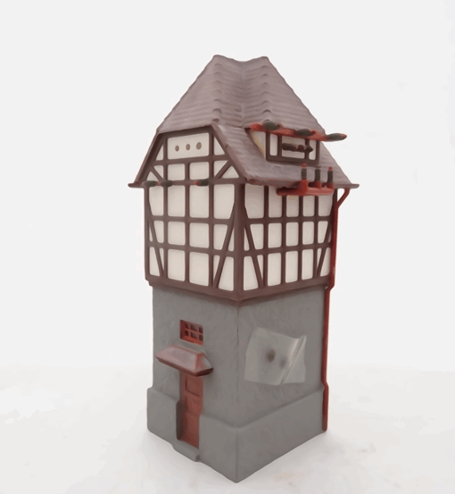 Fertigmodell H0 Turm ca 4,5 x 4,5 cm aus Anlagerückbau, siehe Foto RR2030 o.