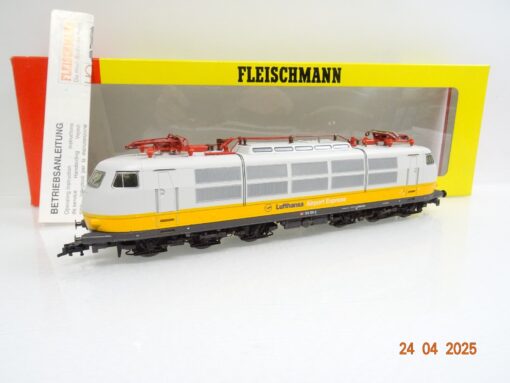 Fleischmann H0 4378 E-Lok BR 103 Lufthansa Airport Express in OVP JL281