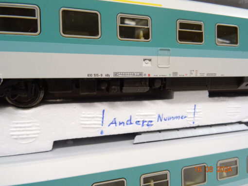 Fleischmann H0 4415 Dieseltriebzug 2tlg. Pendolino der DB in OVP LE5228 – Bild 3