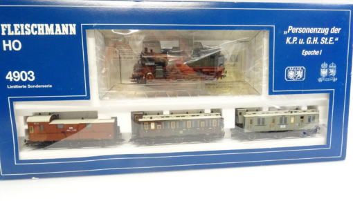 Fleischmann H0 4903 Personenzug der K.P.u.G.H.St.E. limitiert mit DSS OVP LE3648 – Bild 3