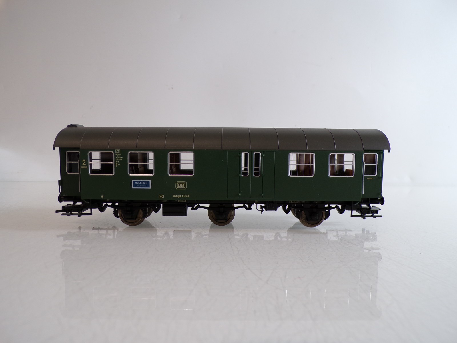 Fleischmann H0 5096 K Umbauwagen 2.Kl./Gepäckabt. der DB in OVP BH1648 – Bild 3