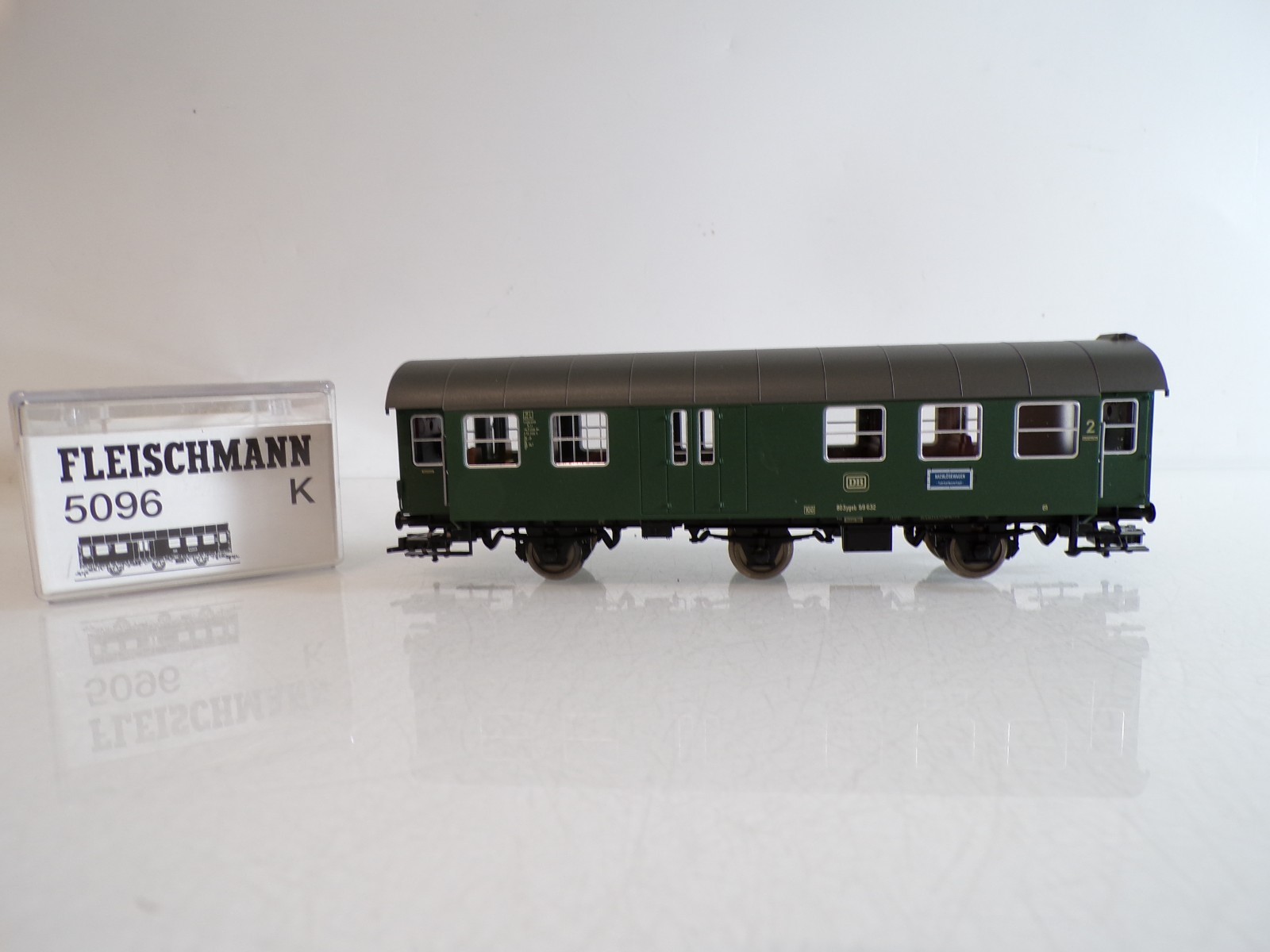 Fleischmann H0 5096 K Umbauwagen 2.Kl./Gepäckabt. der DB in OVP BH1648