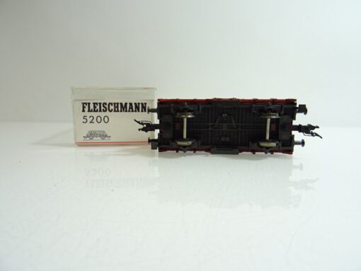 Fleischmann H0 5200 Niederbordwagen mit Ladung der DB in OVP PR1257 – Bild 4