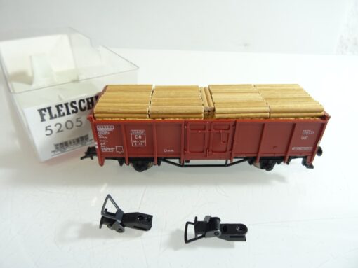 Fleischmann H0 5205 Hochbordwagen mit Ladung der DB in OVP RR722