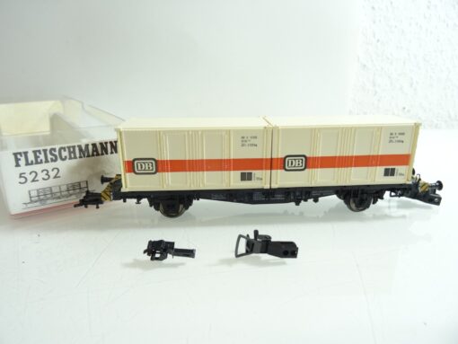 Fleischmann H0 5232 Containertragwagen der DB in OVP RR719
