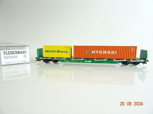 Fleischmann H0 525404K Rungenwagen mit Ladung neuwertig in OVP PR2098 – Bild 3