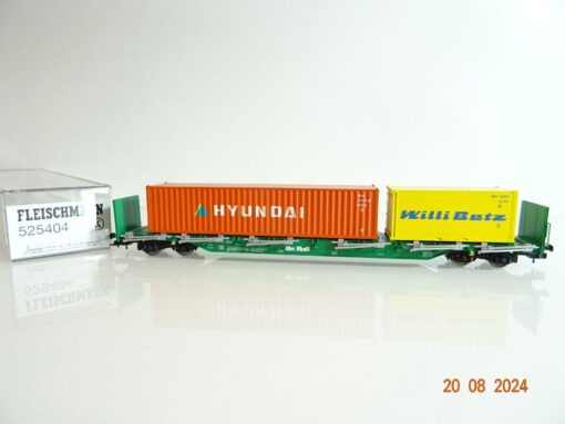 Fleischmann H0 525404K Rungenwagen mit Ladung neuwertig in OVP PR2098