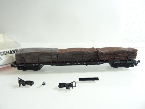 Fleischmann H0 5286 Rungenwagen mit Stahlmatten in OVP RR738 – Bild 4