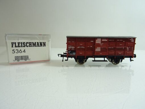 Fleischmann H0 5364 Viehtransportwagen der DR in OVP PR463