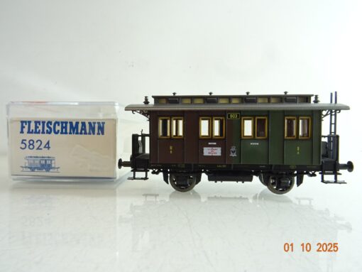 Fleischmann H0 5824 Personenwagen 2./3.Kl. der K.P.E.V. in OVP BH260