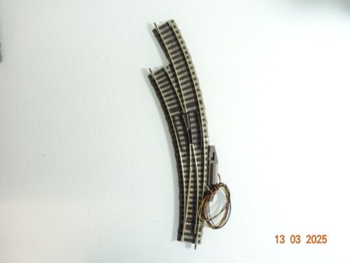 Fleischmann H0 6170W Bogenweiche links mit Antrieb siehe Foto CK6651 o.