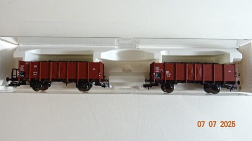 Fleischmann H0 825215 K Hochbordwagen mit Kohle Set 2 tlg. der DB in OVP PR8916