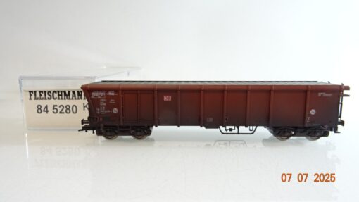 Fleischmann H0 845280 K Hochbordwagen mit Rolldach der DB in OVP PR8945