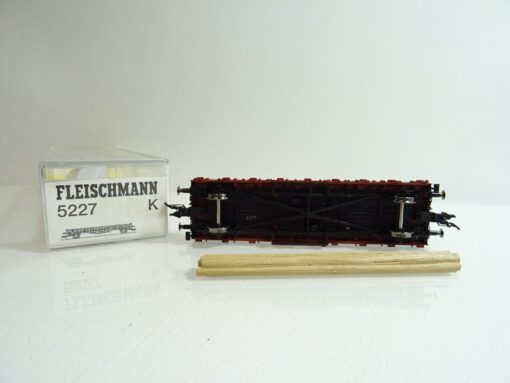 Fleischmann H0 K 5227 Rungenwagen mit Ladung der DB  in OVP PR1208 – Bild 4