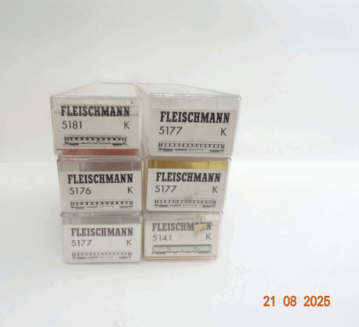 Fleischmann H0 Leerverpackung 6 Stück siehe Foto PK734