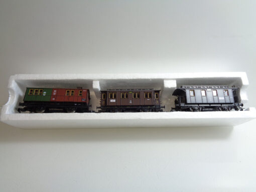 Fleischmann H0  Personenwagenset 3961, 1489, 2456 der K.P.E.V. in EVP AR5775