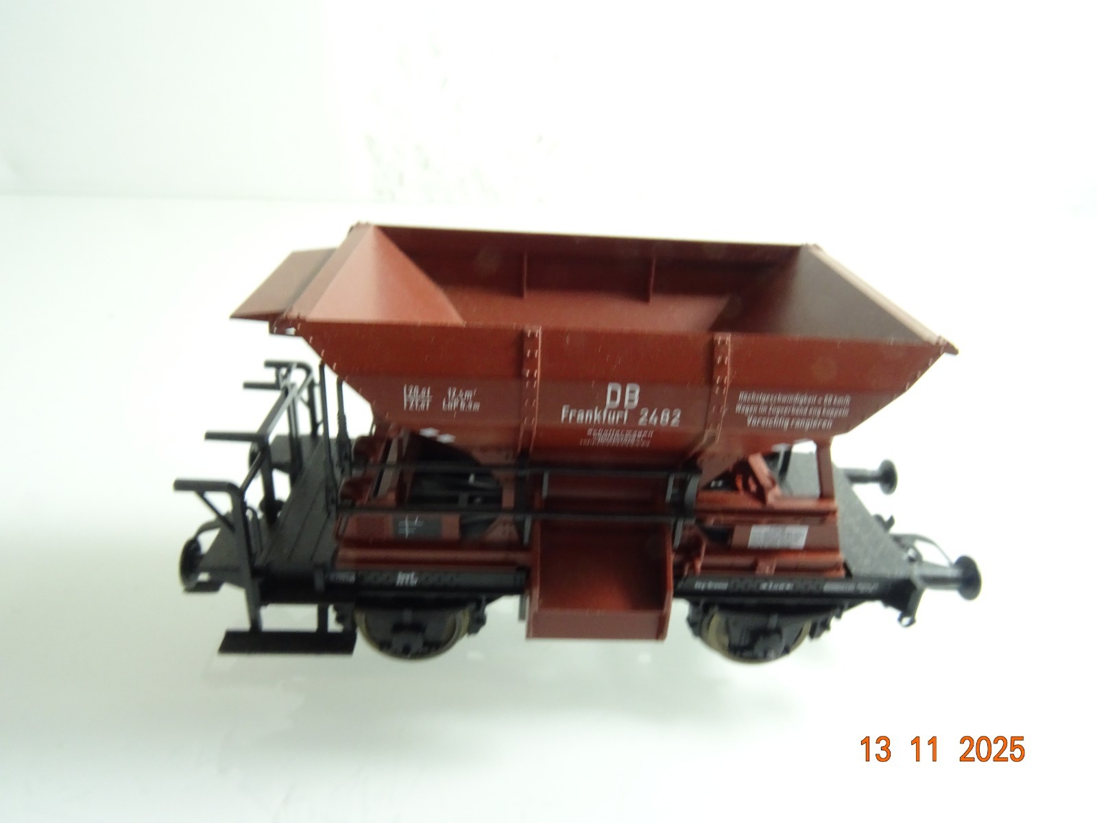 Fleischmann H0 Schotterwagen Frankfurt 2482 der DB RR4593 o. – Bild 3